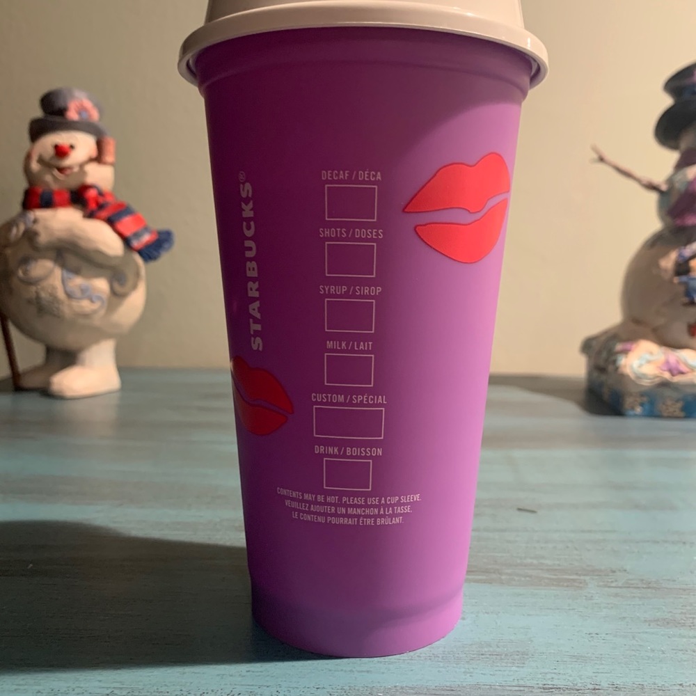 Starbucks Valentines Color Changing Cup